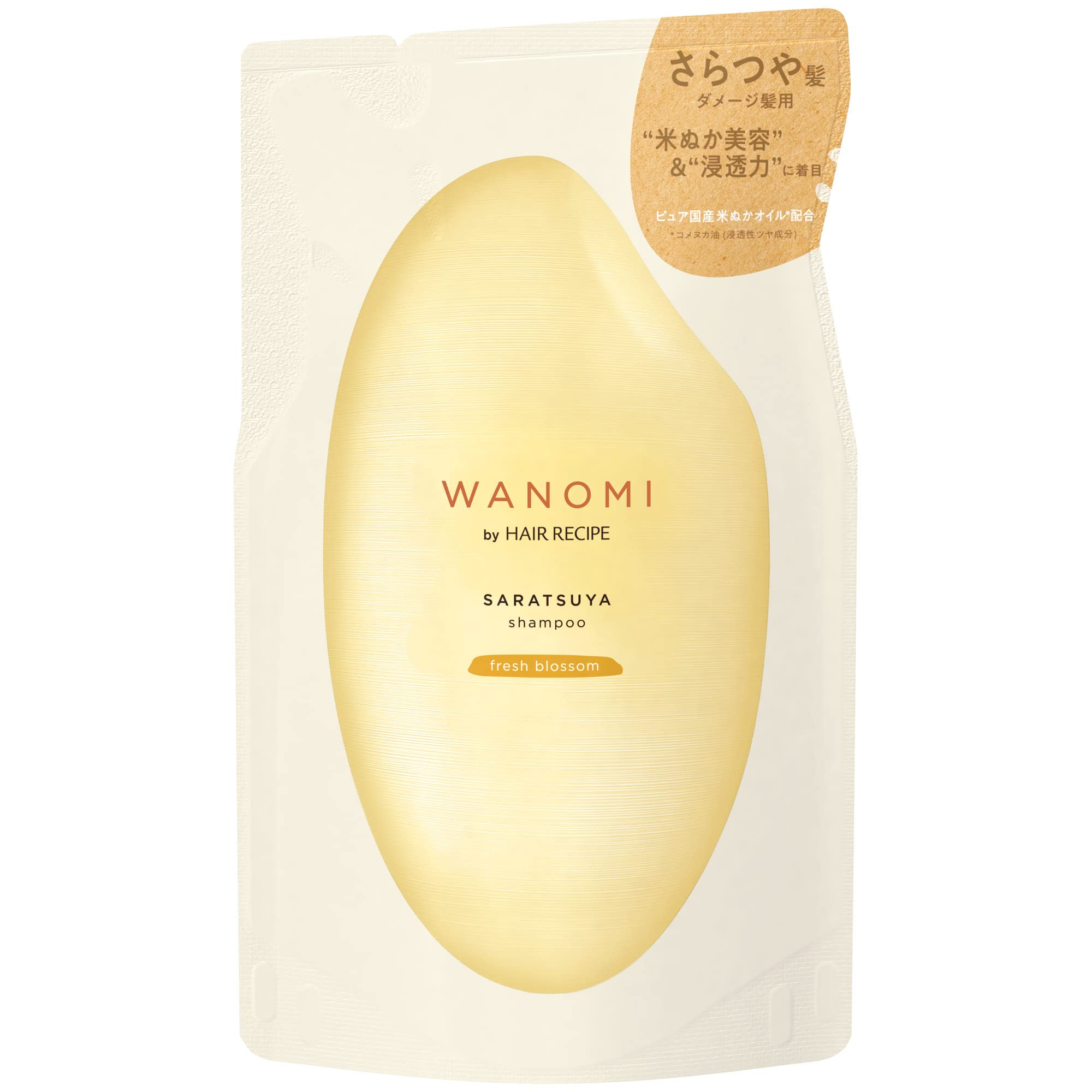

Hair Recipe Wanomi Saratsuya Shampoo Refill 300mL For Damaged Hair