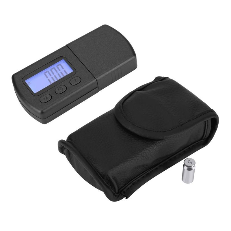 Tragbare digitale Plattenspieler-Nadelkraftwaage Schmuck Vinyl Messgerät 0,01 g/5,00 g LCD-Hintergrundbeleuchtung für Tonarm Tonabnehmer