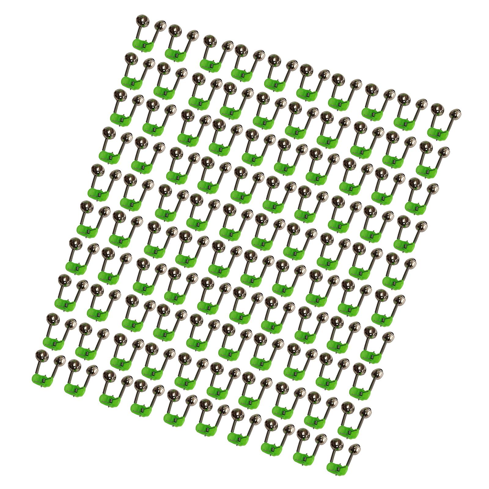 

100 шт. Громкий сигнализатор поклевки, индикатор поклевки, колокольчик для удочки, зажим для удилища, двойные колокольчики, аксессуары для рыбалки на открытом воздухе, инструменты