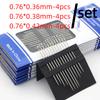 12/24/36Pcs Blind Needle Elderly Needle-side Hole Hand Household Sewing Stainless Steel Sewing Needless Threading Diy Jewelry