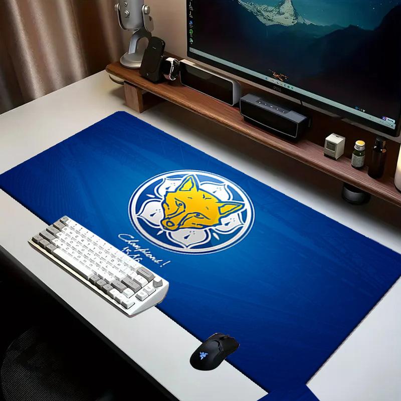 Leicester Football Club Crest Mouse Pad Office Desk Mat, Gaming Mouse Pad Mousepad, Keyboard pad,Heavy-Duty Non-Slip Rubber Backing, Gift