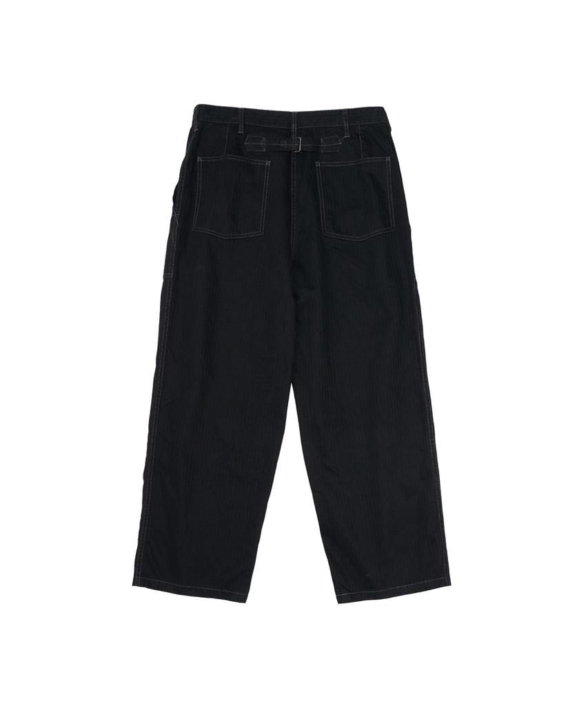 Dyutelo Cinch Back Baker Pants Black