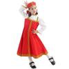 Halloween Traditional Russian Costume for Girl - Kids' Party & Carnival Performance Outfit