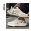 Men's Spring Leather Waterproof Ultra-Light Cushioned Soft-Soled Casual Running Sports Shoes.