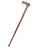 TREEONE Wooden Walking Stick, Burnt Cedar (Yakisugi)