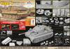 Platts Dragon WW2 German Tiger I Late Production June 1944 Battle of With Gun Printed Muzzle Crew Acrylic Stand Luxury Specification Plastic Model