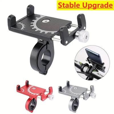 Fahrrad Telefon Halter Halterung Universal Mobile Zelle GPS Metall Reiten MTB Motorrad Ständer Halterung Bike Moto Lenker Antislip Clip