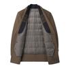 Ordos city-made double-sided cashmere down lining suit collar winter new double-sided nylon woolen coat jacket for men