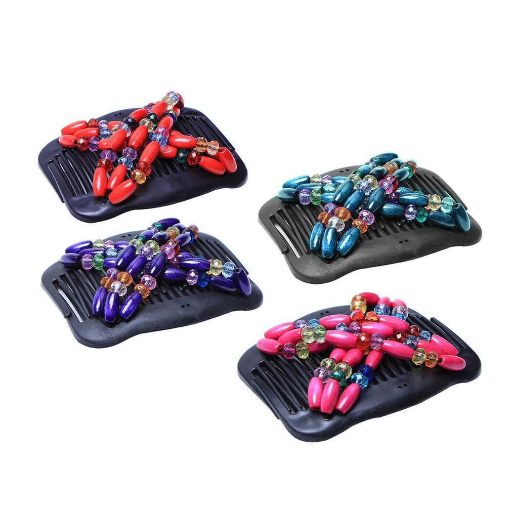 

Bz932 Индивидуальные акриловые бусины, имитация дерева, двухрядная расческа для волос