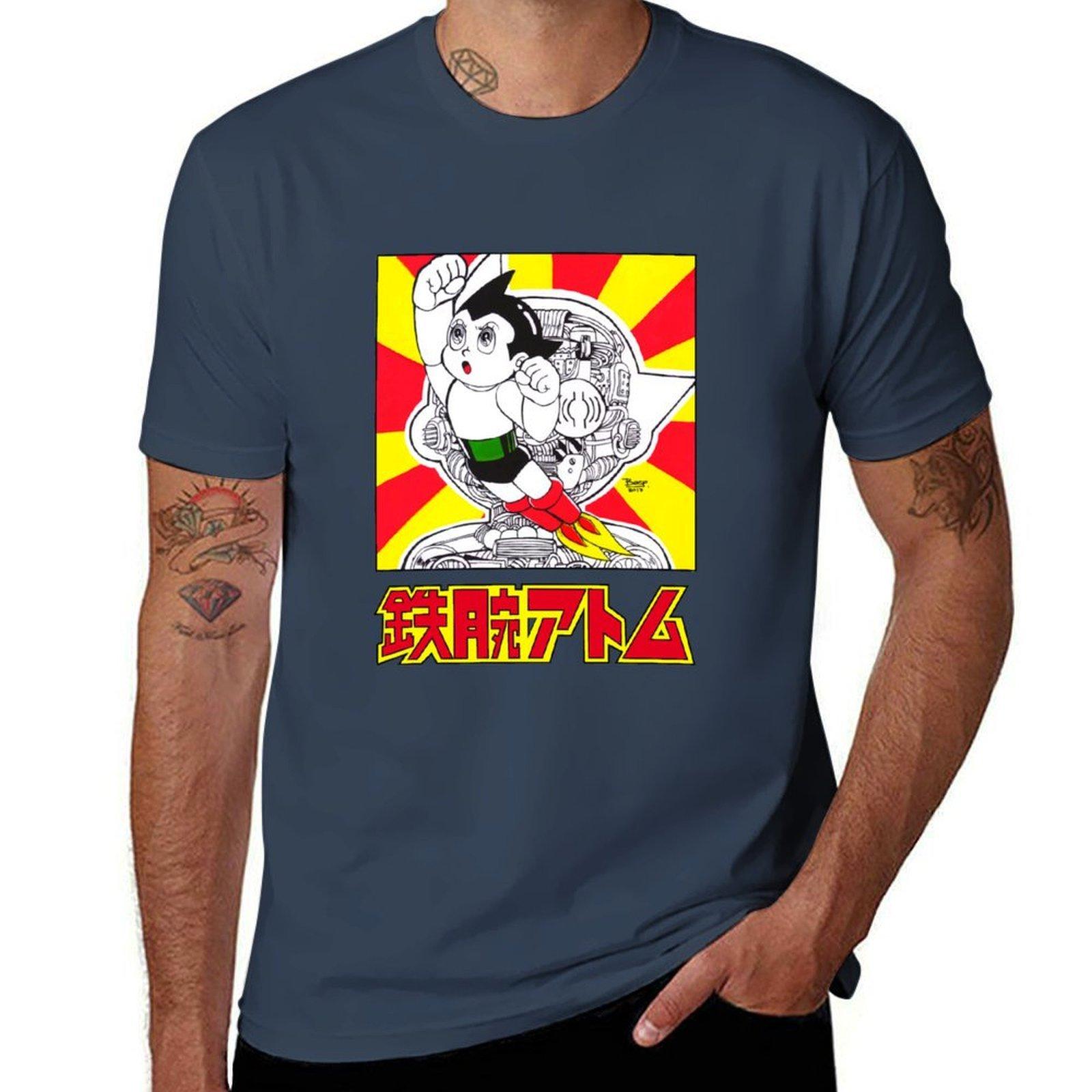 Robot boy TShirt Large Size Loose Casual Tee S
