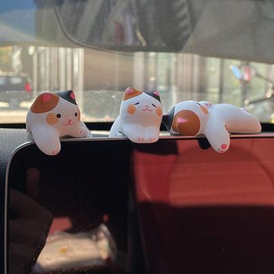 3 Pieces Car Dashboard Decoration Creative Decorative Collectibles Miniature