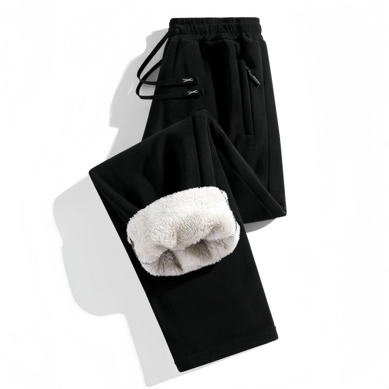 

Men s Plus Velvet Sweatpants, Cotton Pants, Loose and Versatile, Men s Plus Velvet Thick Sports and Casual Pants L