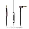 Replacement Audio Cable Line 1.5m for Sennheiser Momentum 2 1.0 2.0 3.0 HD 4.40 BT HD4.50 HD4.30i Hd 400s 3.5 To 2.5mm Headphones Cable Wire with Mic
