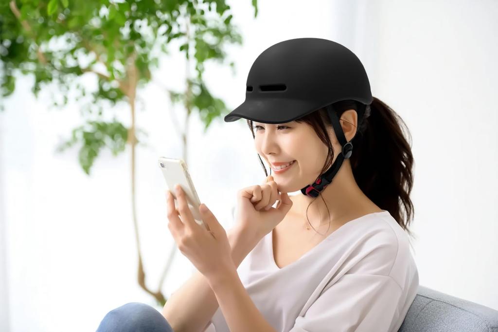 TRADE ONE Bicycle Size Suitable for Elementary Schoolers To SG Mark Matte 60187 Helmet, Adjustable, Adults, Certified, Unisex, Lightweight, Black,