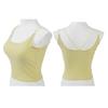 Lyocell Cotton Sports Yoga Camisole: Breathable, Chest-Padded, Small Backless Summer Tank