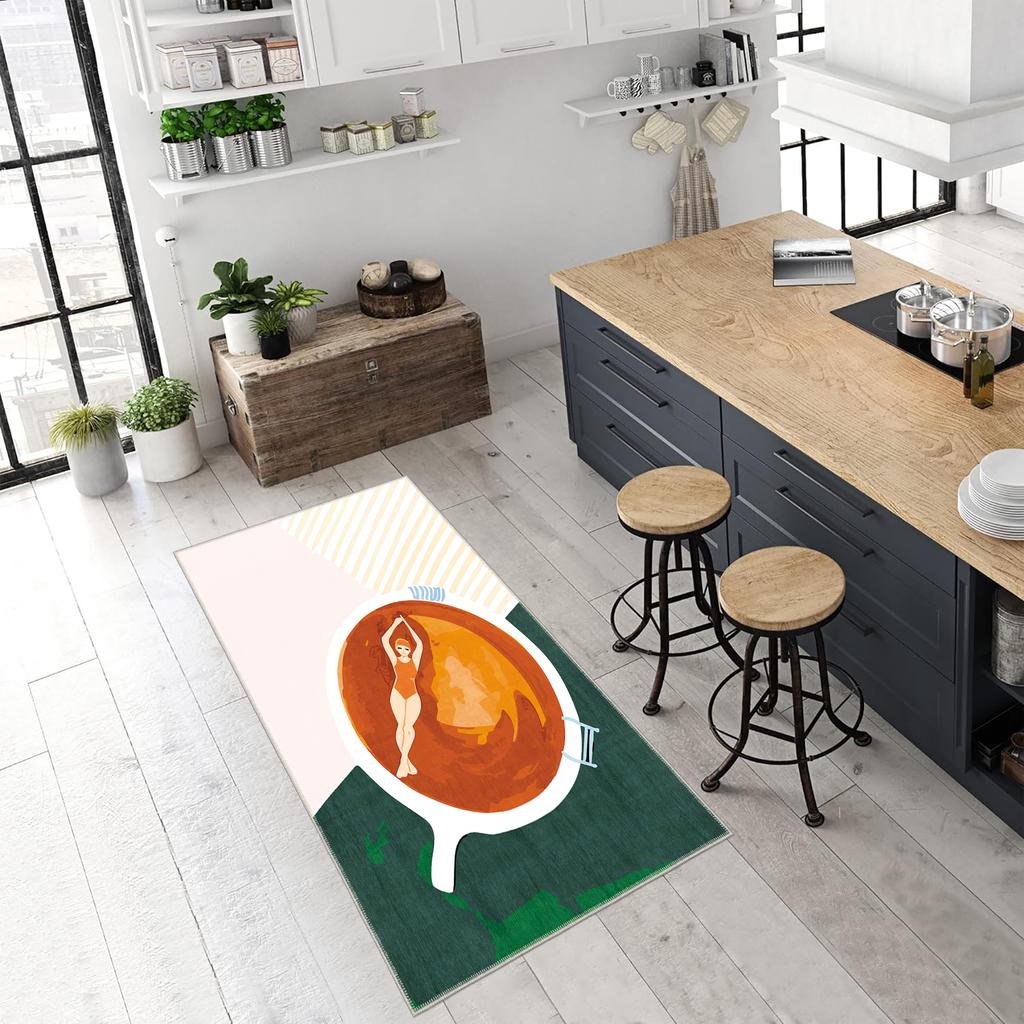 Decorative Area Rugs, Rugs For Living Room, Machine Washable Rug, Non Slip Rug