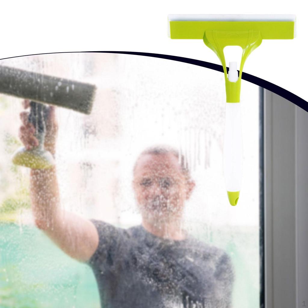 Shower Squeegee Glass Spade Handheld Water Cleaner Tool with Hole for Smooth Surface Home