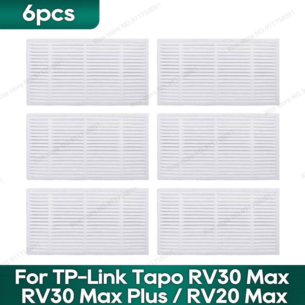 

Совместимо для TP-Link Tapo RV30 Max Plus/ RV30 Max/ RV20 Max Plus / RV20 Max Аксессуары Hepa Фильтр Швабра Боковая Щетка Запчасти