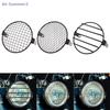 {Summer2} {Summer2} 5.75inch Metal Motorcycle CG125 Modified Headlight GN125 Cruiser Retro Light Grille Protective Ccover