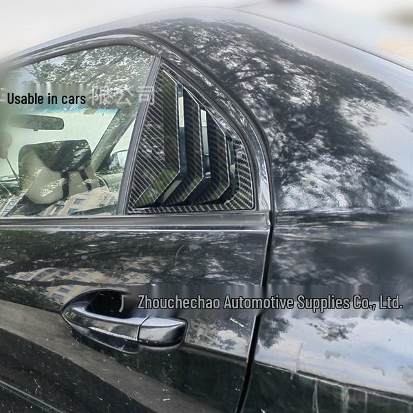 Mitsubishi Lancer Rear Window Louvers - Mustang Style Air Vent Trim