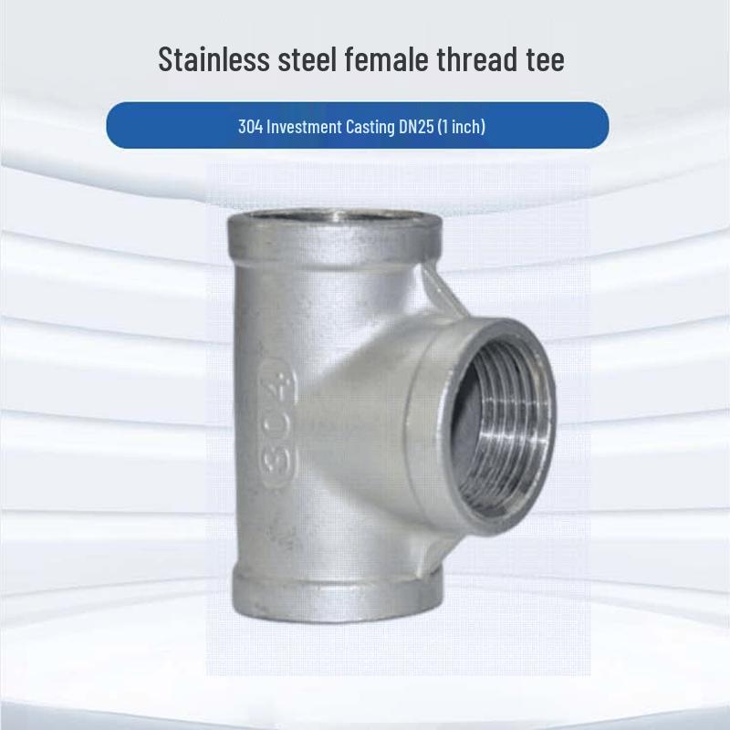 GuLiHuang 304 Stainless Steel Internal Thread Tee