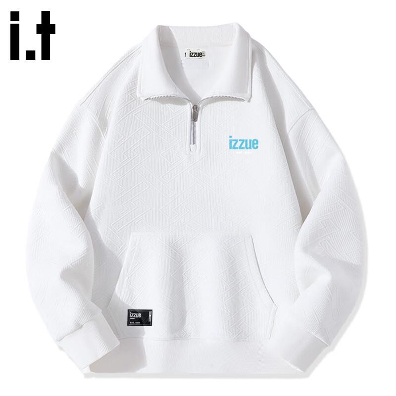 

Men s Jacquard Stand Collar Pullover Sweatshirt 2XL