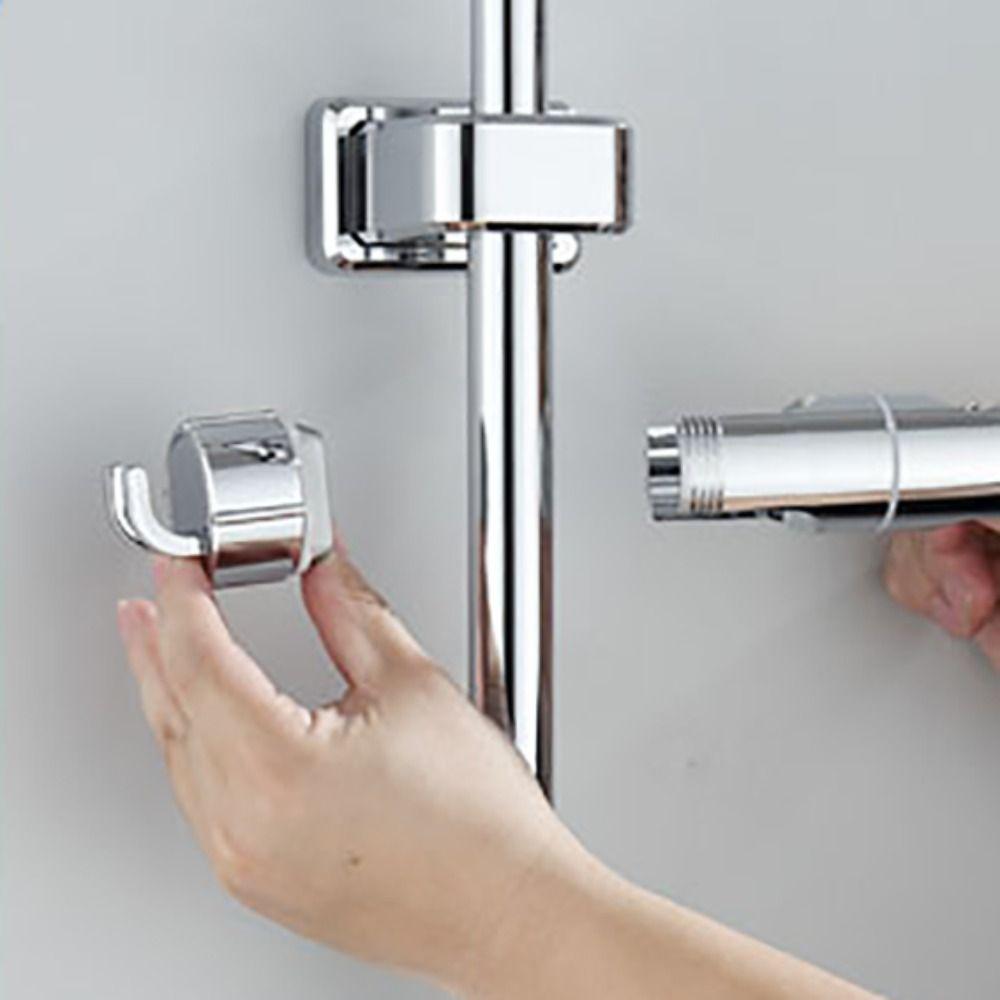 360 Degree Adjustment Fixed Seat for Shower Nozzle Shower Fixing Rod  Bathroom Storage Accessories