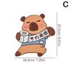 Capybara Deodorant Sticker Bathroom Toilet Lid Decals Deodorant Self-Adhesive Odor Removal Sticker Bathroom Living Room Decor