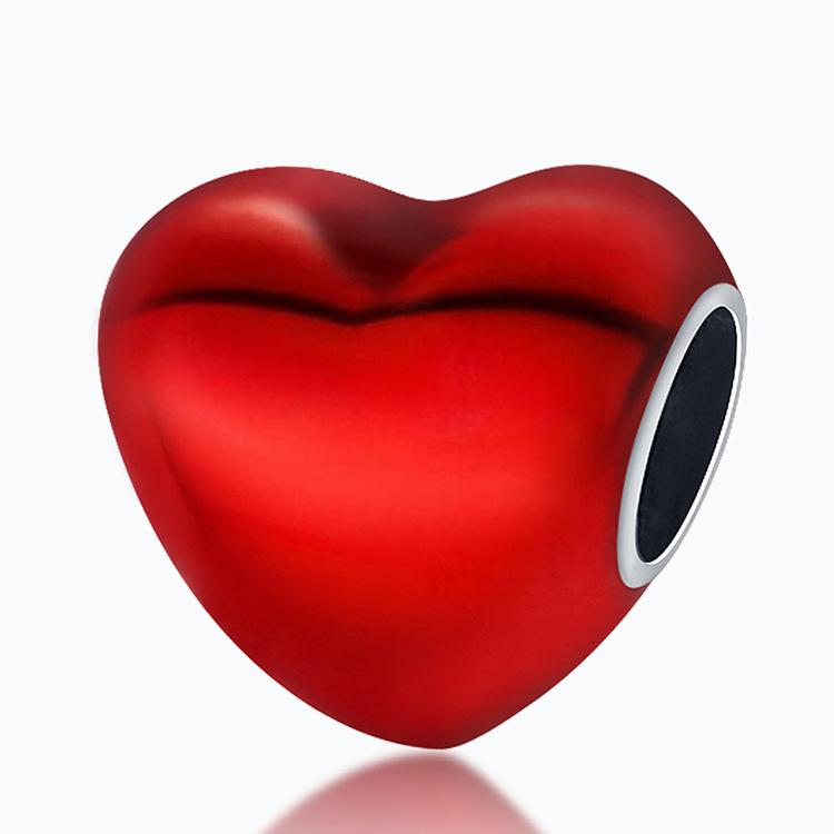 

S925 Серебряный модный браслет из бисера Красные бусины Классические изысканные бусины своими руками