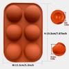 3D Round Half Sphere Silicone Mold for Cake DIY Baking Chocolate Eco-Friendly Cake Mold