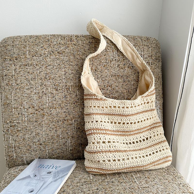 

Сумка на одно плечо большой вместимости, сумка под мышкой, сумка-тоут, женская летняя, для отдыха на море, для отпуска, пляжная сумка хаки