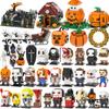 MOOXI Halloween Horror Festival Serie MOC Model Brick DIY Adult Childrens Toy Building Block Set Montessori Gift Room Decoration