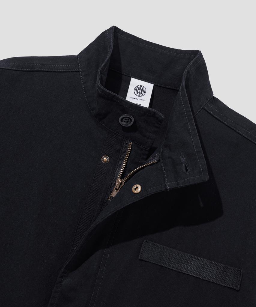 AGOD Washed Canvas Field Jacket [Black]