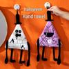 Children's Halloween Monster Coral Fleece Hand Towel - Quick-Dry, Water-Absorbent Party Favor