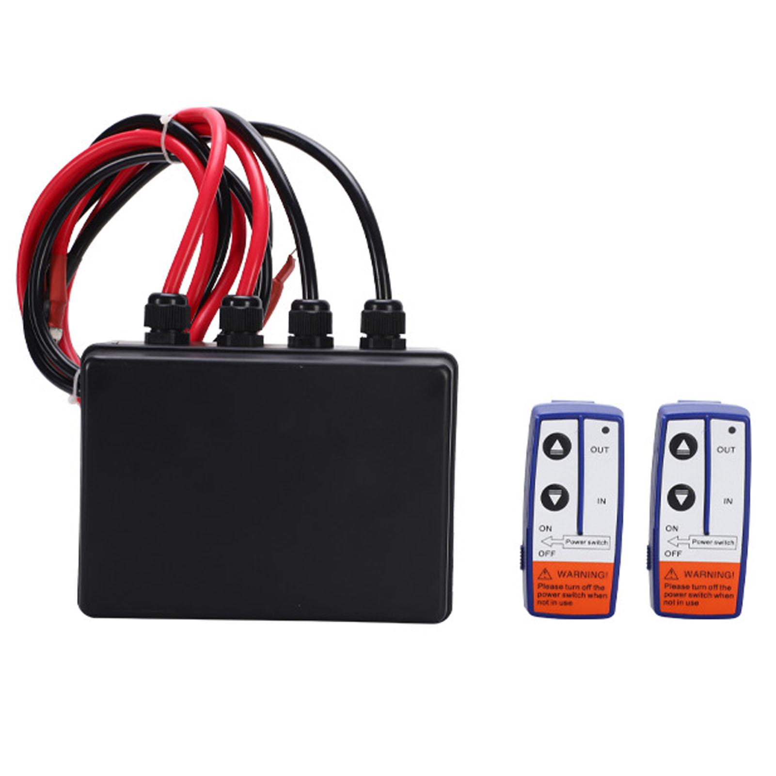 

Комплект дистанционного управления беспроводной лебедкой 5000 фунтов, водонепроницаемый блок управления электрической лебедкой для снегоходов Mowe