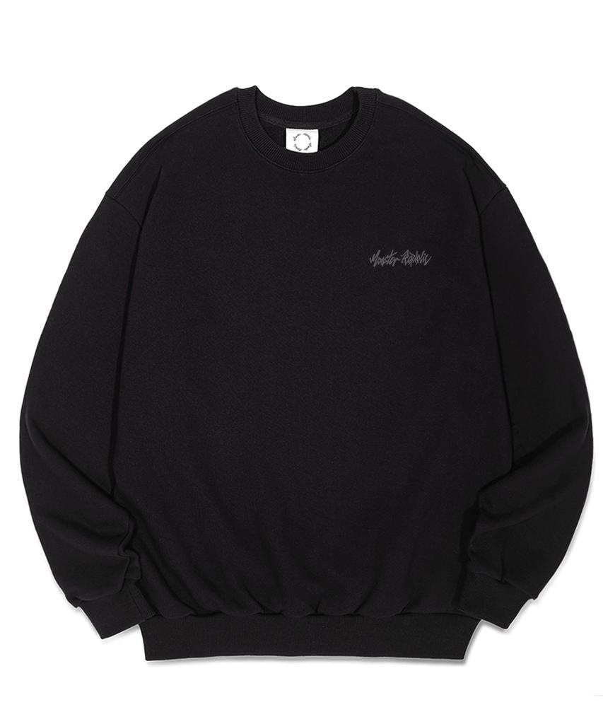 MONSTER REPUBLIC Mist Logo Red Sweatshirt Black_8110