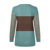 Women Casual Long Sleeve Basic Quarter Zipper Color Blocking Pullover Sweatshirts Casual Top Fall Clothes