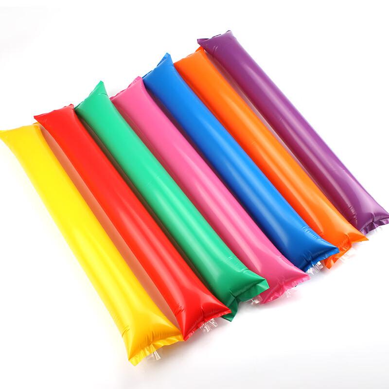 JEEANLEAN Thickened Inflatable Cheering Sticks with Whistle