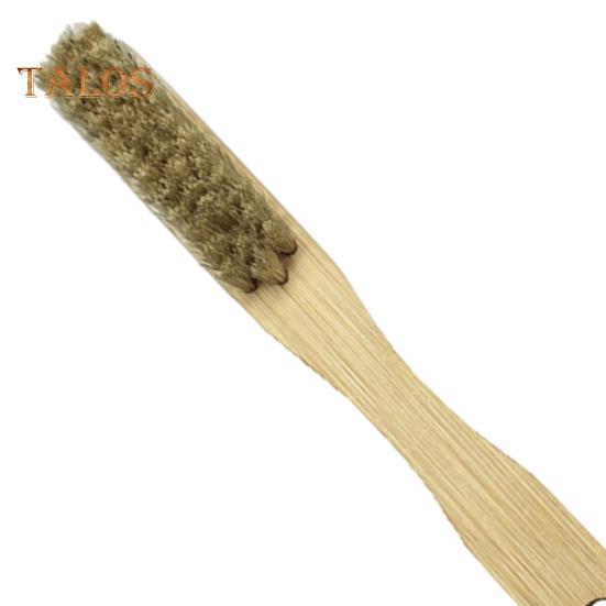 Dřevěný kartáč na lezení po skalách Ergonomická rukojeť Silné kančí štětiny Přenosný Vnitřní Venkovní Lezení Boulderingový kartáč Čisticí nástroj