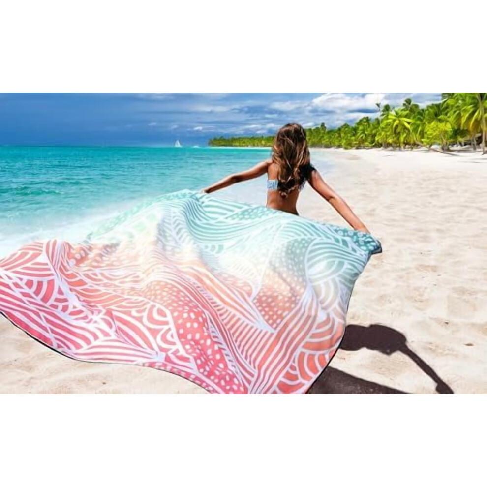 Extra-Large Waterproof Sandproof Beach Blanket (79