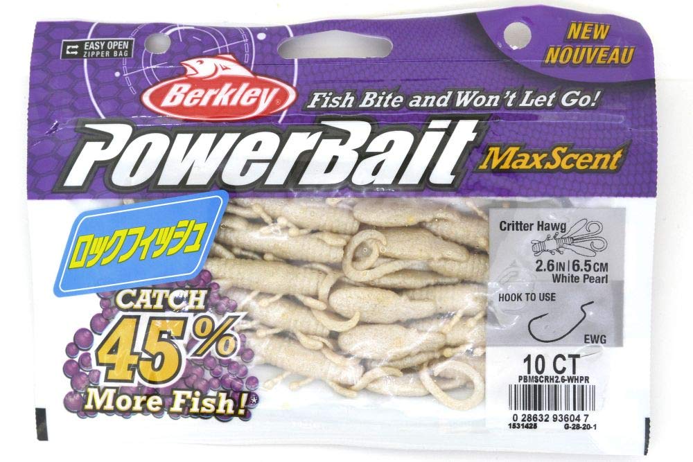 Berkley Maxcent Critter Hog 2.6 Inch Green Pumpkin PBMSCRH2.6-GP Black