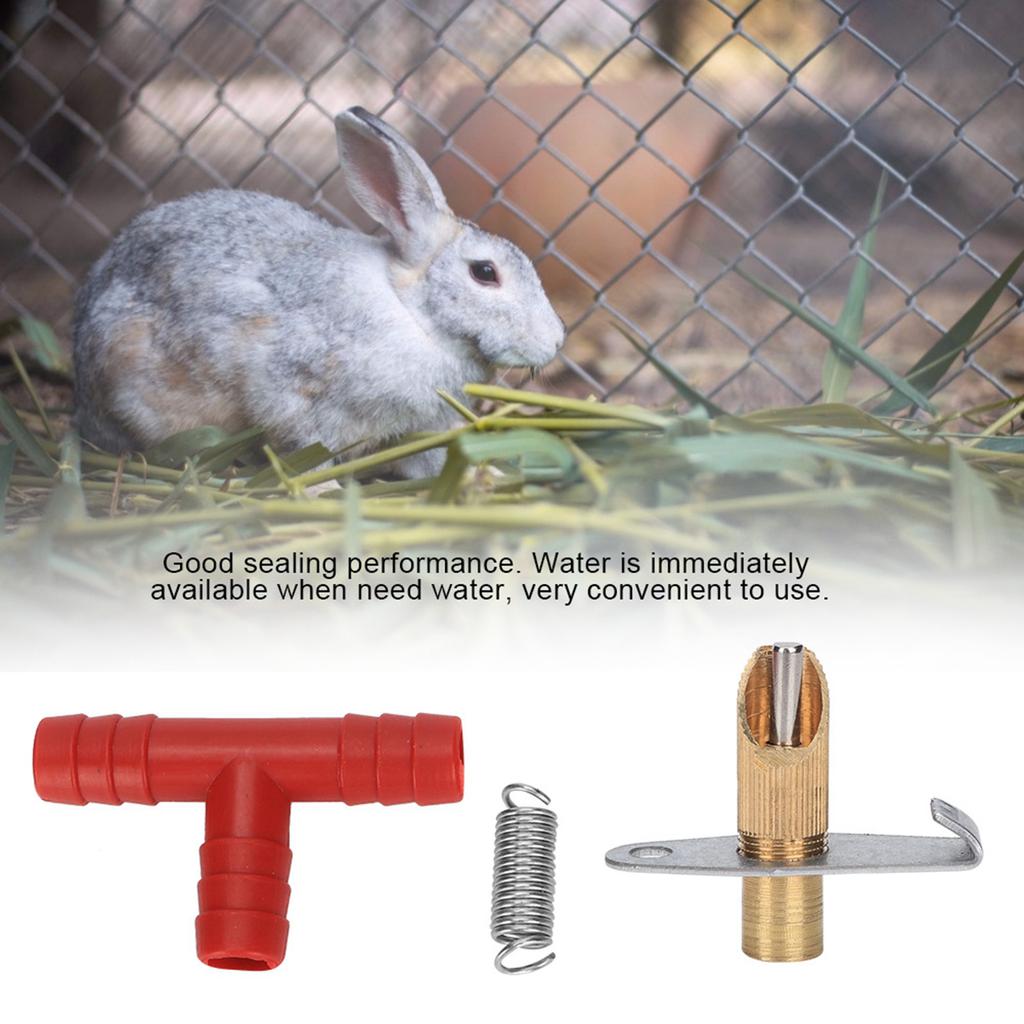 100PCS Kaninchen Automatische Wasser Trinker Feeder Tier Liefert (Entenschnabel-Trinkbrunnen)