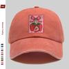 pc Strawberry Print Trucker Hat for Men  Women  Adjustable Snapback Cap with Strawberry Lightweight Vintage Washed Baseball