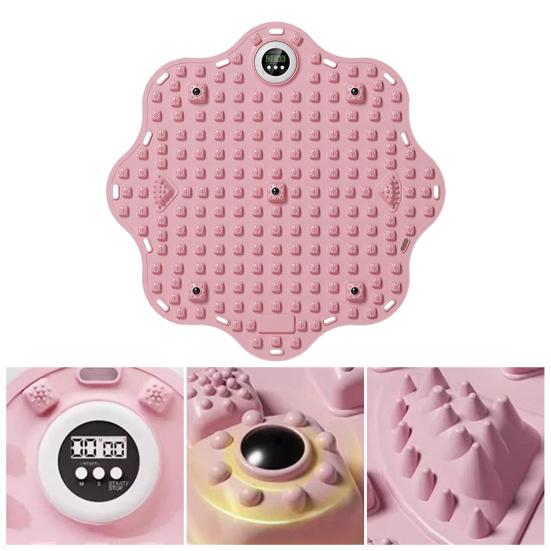 Fußmassage Matte mit Timer Fußschmerzlinderung Druckpunktpolster Fußentspannung Reflexzonenmassage-Pad Rutschfest Anti-Ermüdung Laufstein Akupressurmatte