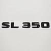 3D ABS Car Letters Badge Sticker Rear Trunk Logo SL350 SL400 SL500 Emblem For Mercedes Benz SL350 SL400 SL500 R230 R231 R129 RL2