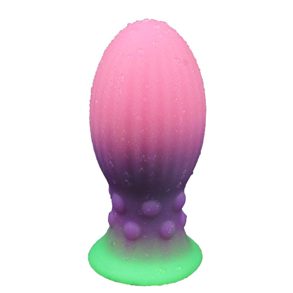 Super Thick Luminous Silicone Anal & Vaginal Dilator Toy for Men and Women