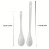 1 pz Elegante Cucchiaio in Ceramica di Porcellana Bianca - Posateria Durevole, Elegante e Versatile per Caffè, Zuppa, Zucchero, Tè.