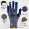 Coarse Yarn Latex Anti-Slip Gloves #360-5: Wear-Resistant, Wrinkle-Resistant, for Handling, Loading, and Unloading Tasks