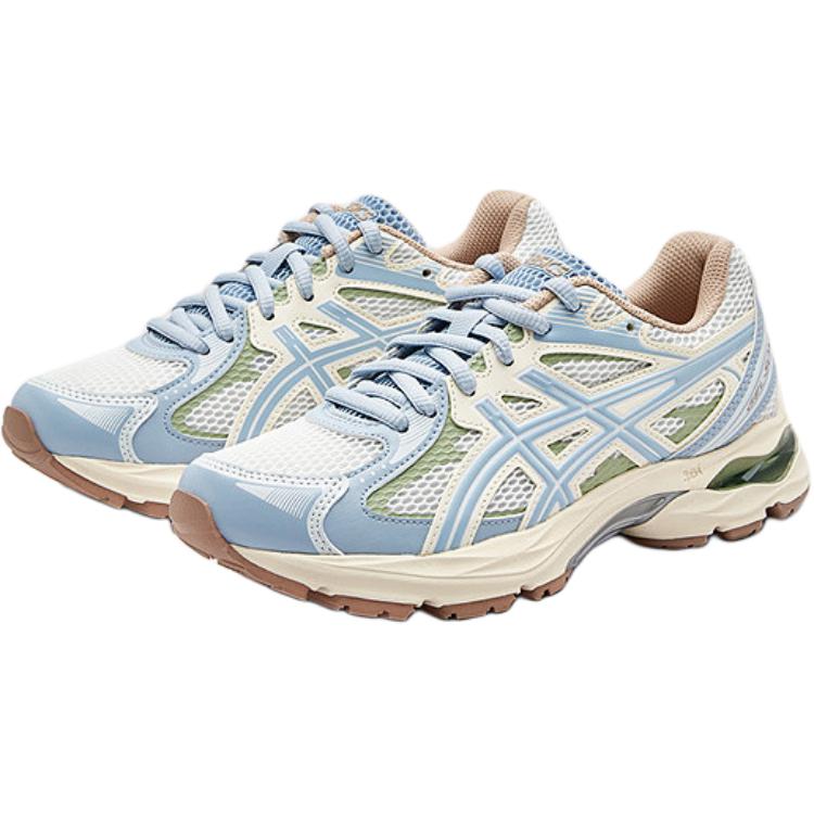Asics Gel-Sonic Fabric Synthetic Leather Comfortable Versatile Resilient Wear-Resistant Breathable Low-Top Running Shoes Kids Sneakers 1014A385-400