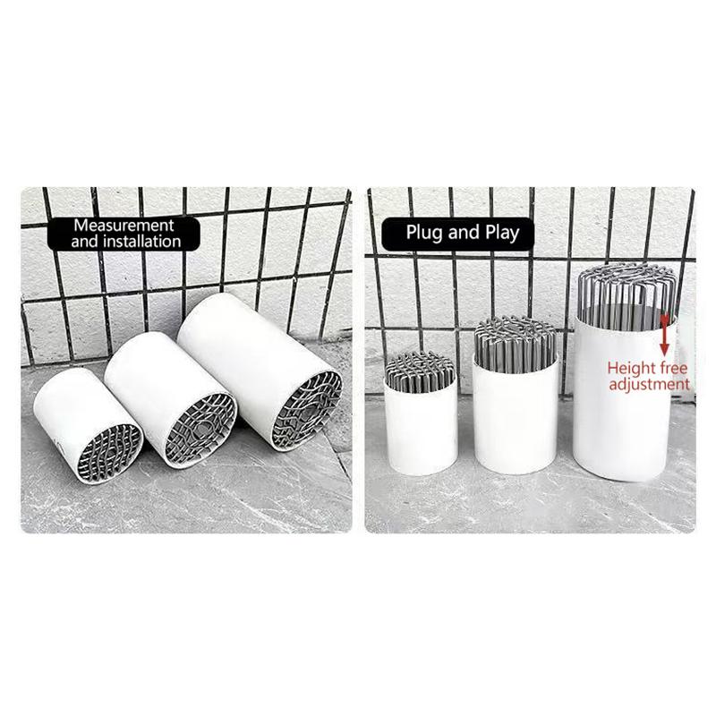 Stainless Steel Drainage Cover Roof Floor Drain Downpipe Strainer Anti-Blocking Gutter Guard Leaf Debris Trap Rain Pipe Cap